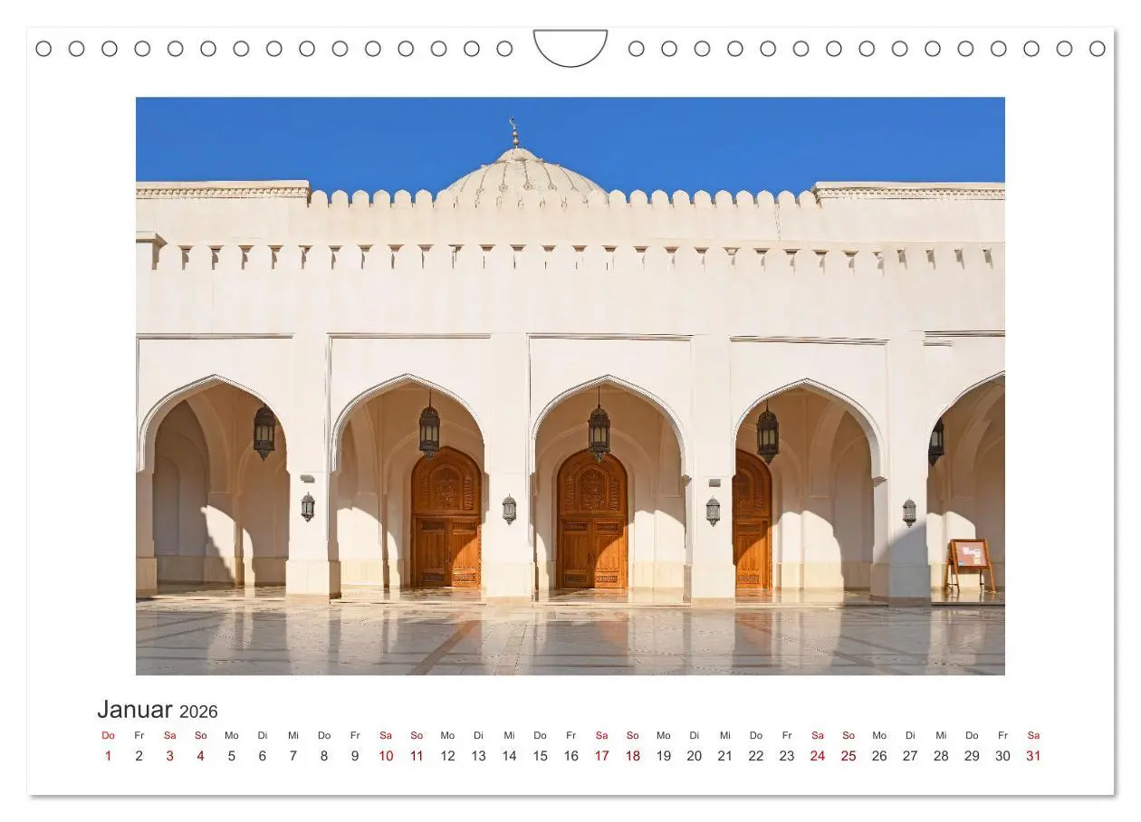 Bild: 9783457535431 | Oman - Reiseziel Maskat und Salalah (Wandkalender 2026 DIN A4...
