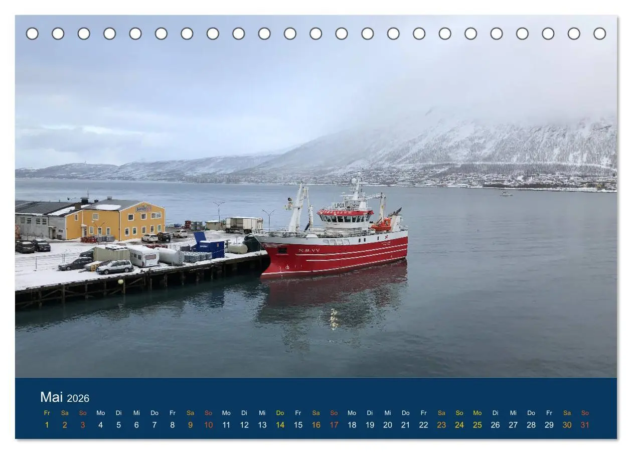 Bild: 9783457775431 | Tromsö, eisiges Nord-Norwegen (Tischkalender 2026 DIN A5 quer),...