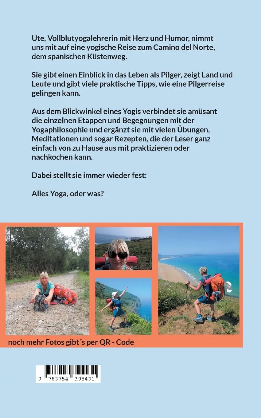 Rückseite: 9783754395431 | Ein Yogi auf dem Jakobsweg | Yogische Reise auf dem Camino del Norte