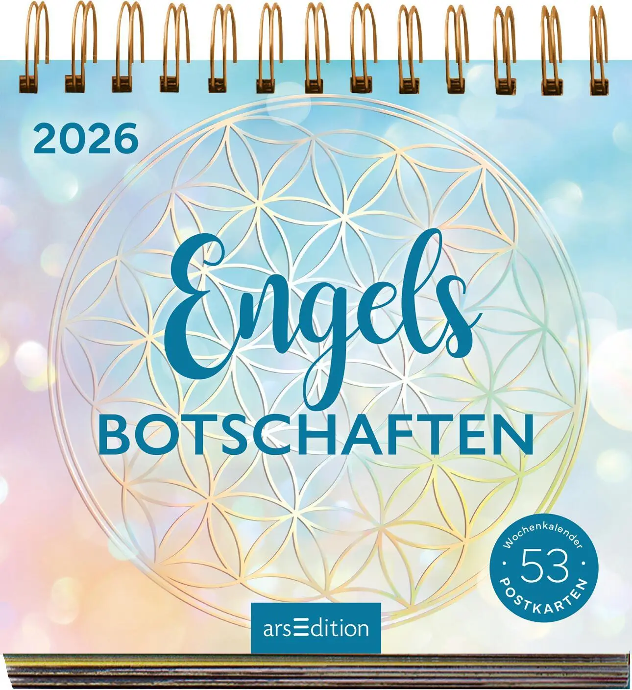 Bild: 4014489135531 | Postkartenkalender Engelsbotschaften 2026 | Kalender | 108 S. | 2026