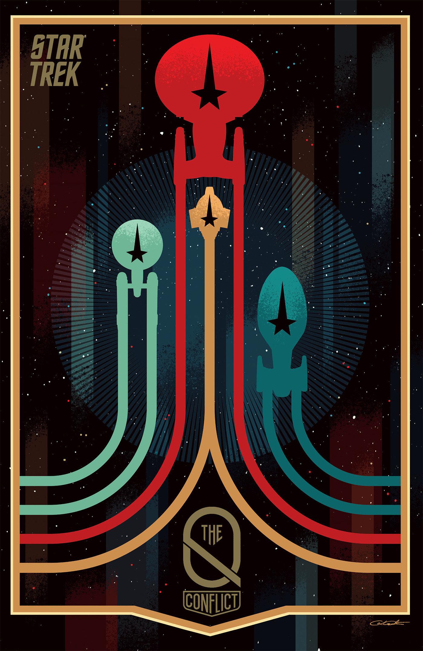 Cover: 9781684055531 | Star Trek: The Q Conflict | Scott Tipton (u. a.) | Taschenbuch | 2019