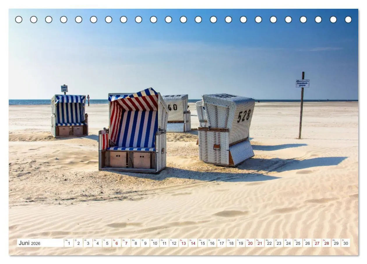 Bild: 9783457905531 | ST. PETER ORDING Strand und Meer (Tischkalender 2026 DIN A5 quer),...