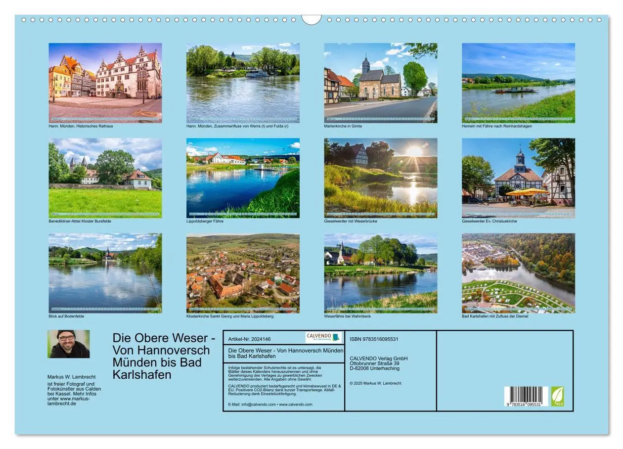 Bild: 9783516095531 | Die Obere Weser - Von Hannoversch Münden bis Bad Karlshafen...