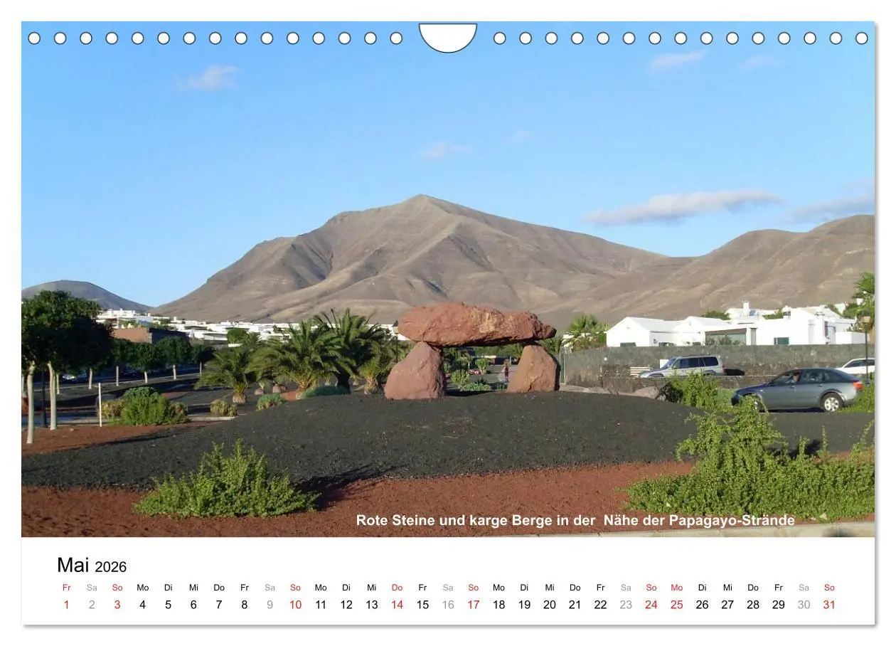 Bild: 9783516165531 | Die Canarischen Inseln - Lanzarote (Wandkalender 2026 DIN A4 quer),...
