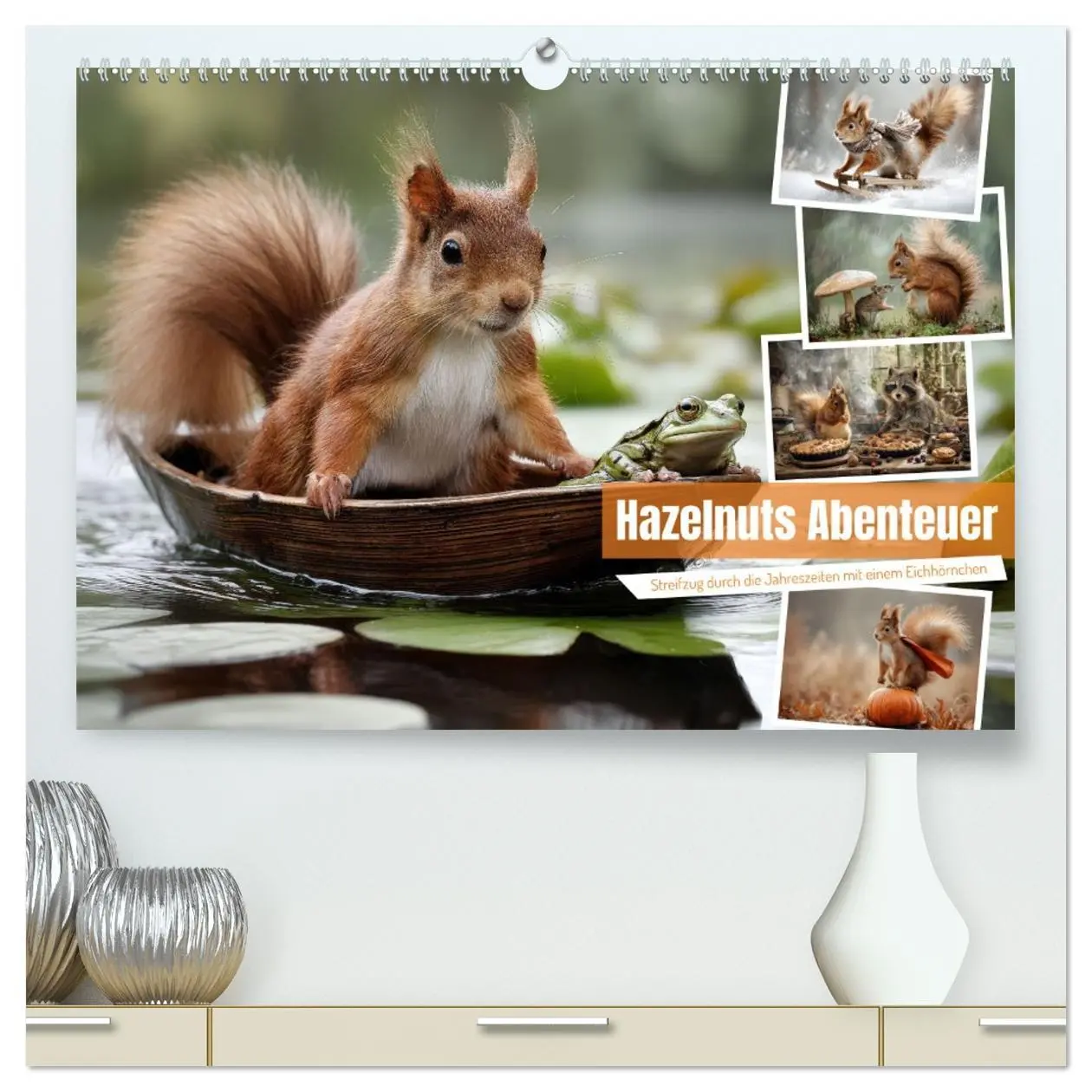 Cover: 9783516235531 | Hazelnuts Abenteuer (hochwertiger Premium Wandkalender 2026 DIN A2...