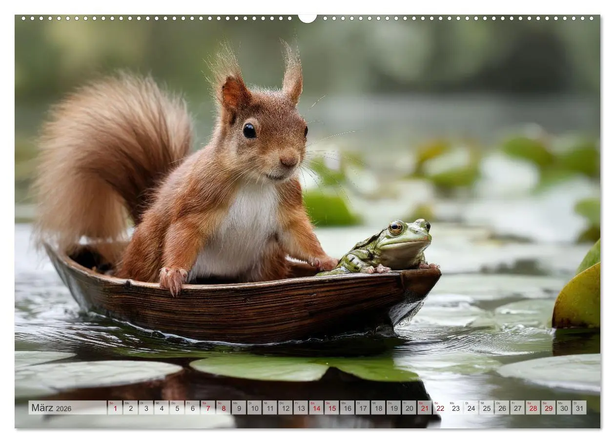 Bild: 9783516235531 | Hazelnuts Abenteuer (hochwertiger Premium Wandkalender 2026 DIN A2...