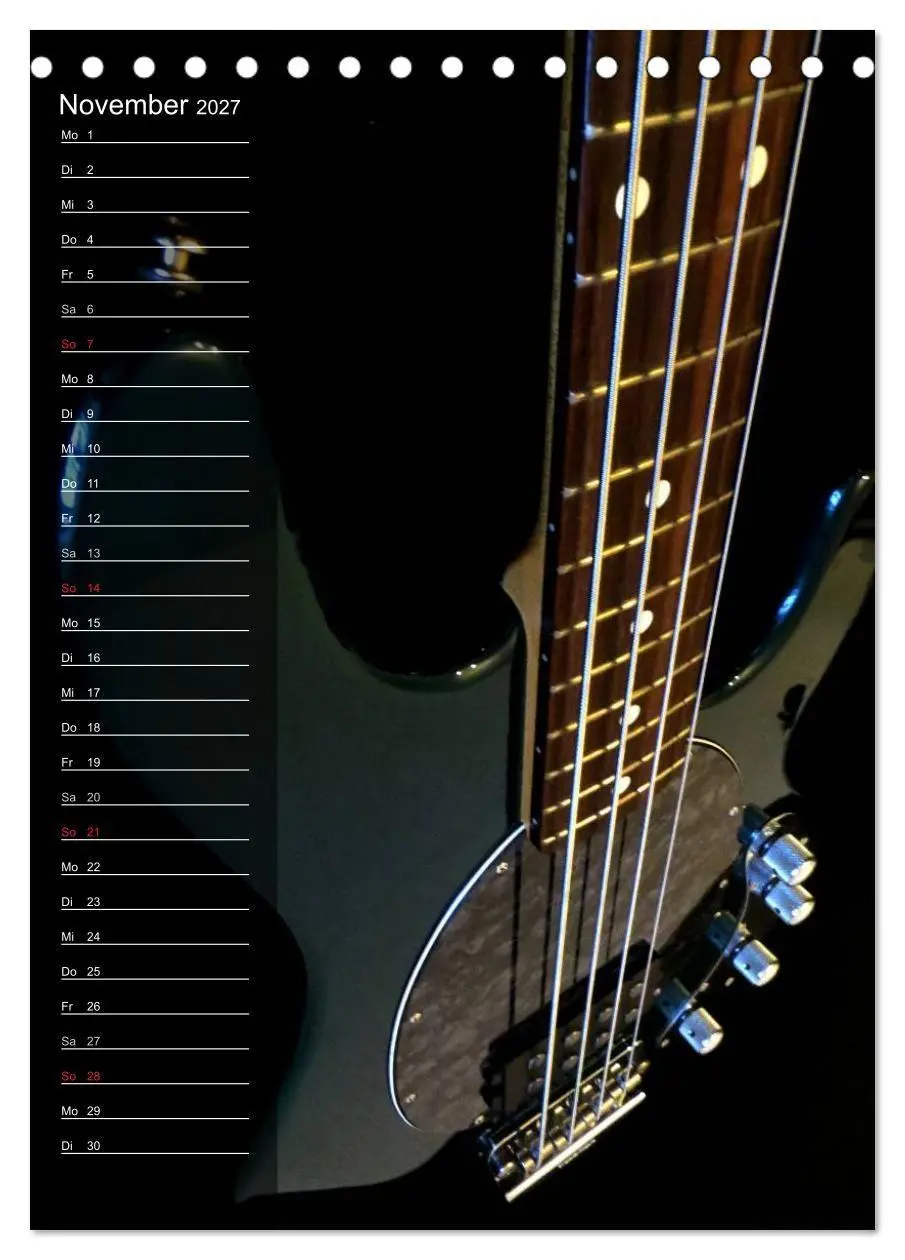 Bild: 9783594145531 | ROCKGITARREN in Szene gesetzt / Geburtstagskalender (Tischkalender...