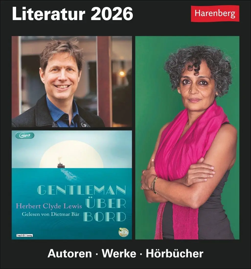 Cover: 9783840035531 | Literatur Tagesabreißkalender 2026 - Kulturkalender - Autoren,...