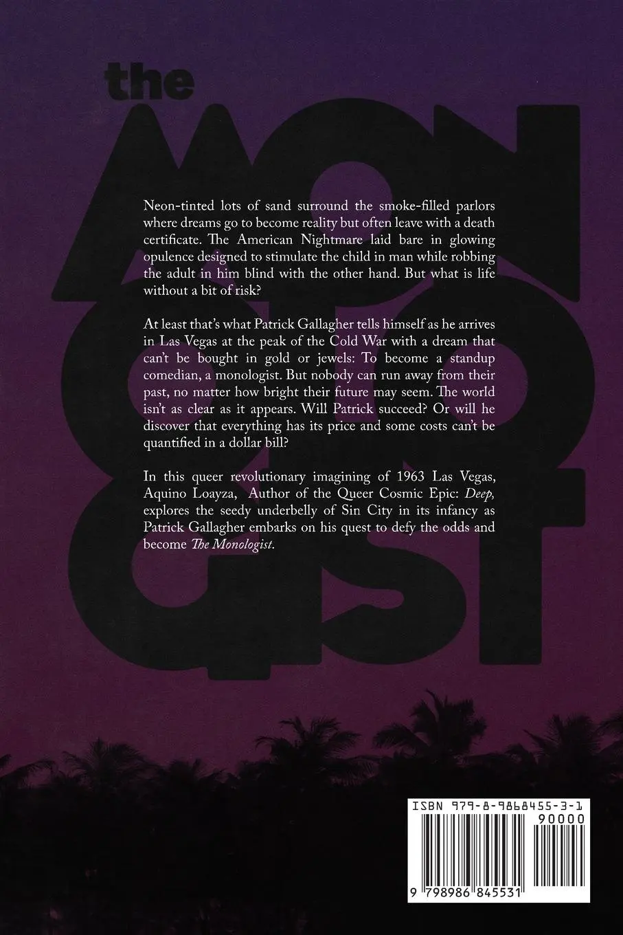 Rückseite: 9798986845531 | The Monologist | Aquino Loayza | Taschenbuch | Englisch | 2024