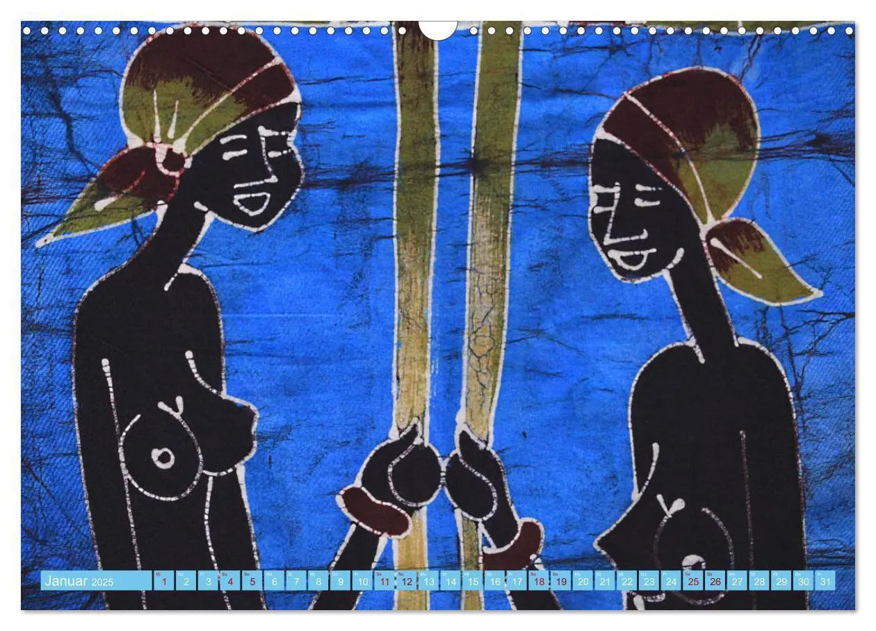 Bild: 9783435425631 | Farbenfrohes Afrika (Wandkalender 2025 DIN A3 quer), CALVENDO...