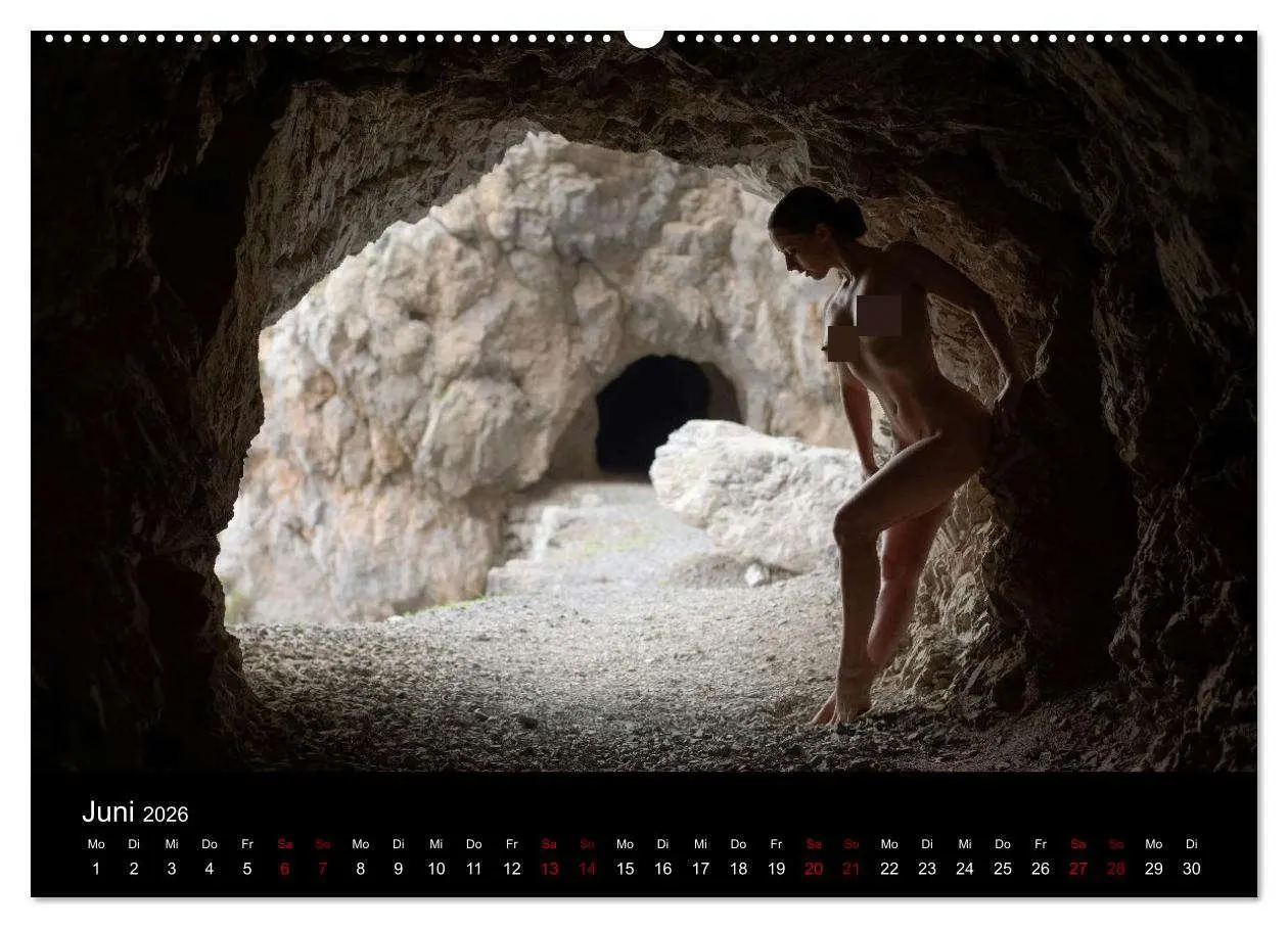 Bild: 9783457445631 | Aktfotografie auf Felsen (hochwertiger Premium Wandkalender 2026...
