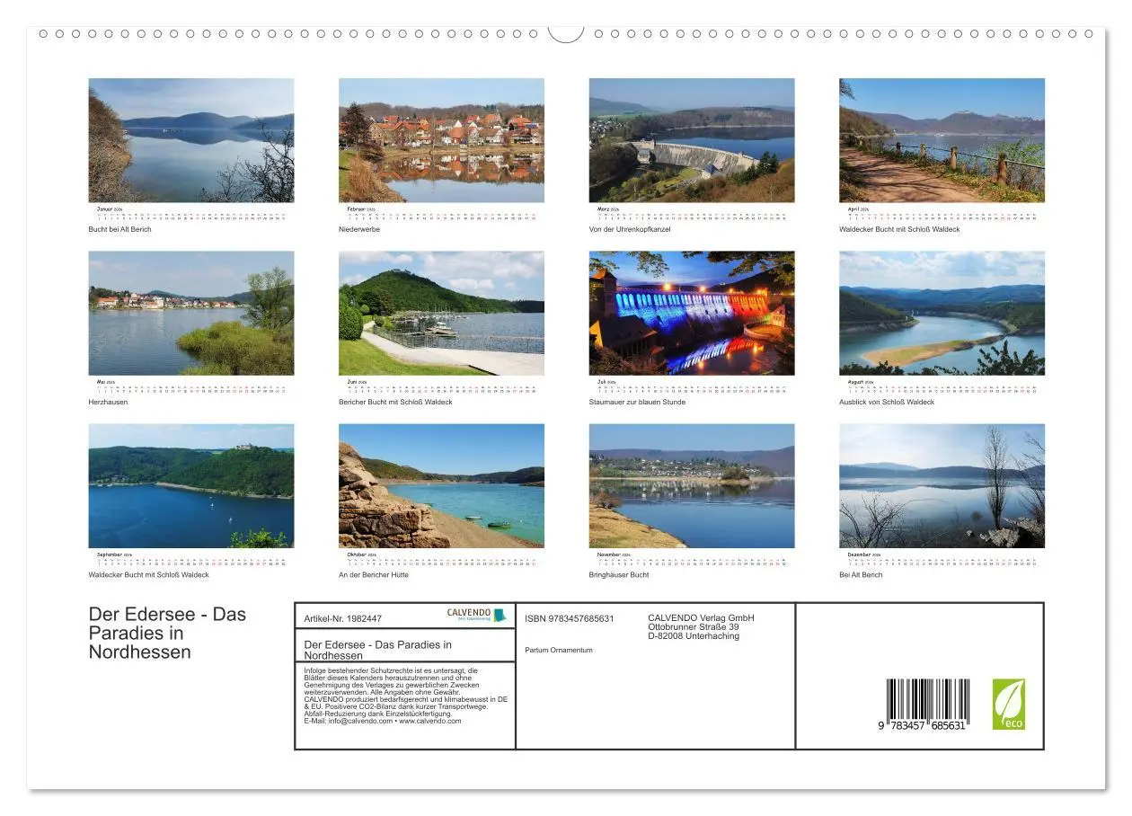 Bild: 9783457685631 | Der Edersee - Das Paradies in Nordhessen (hochwertiger Premium...
