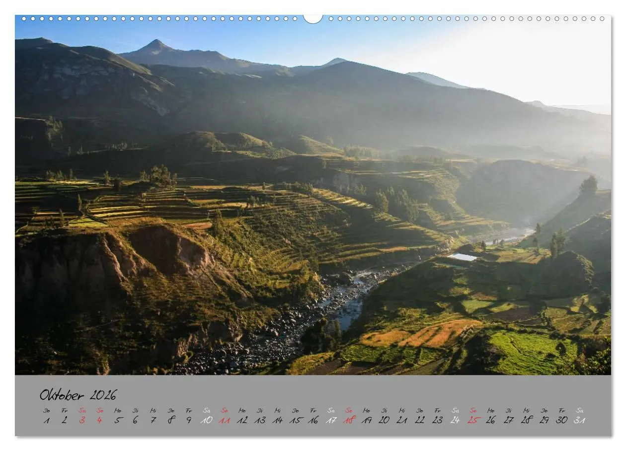 Bild: 9783516155631 | Peru 2026 (Wandkalender 2026 DIN A2 quer), CALVENDO Monatskalender