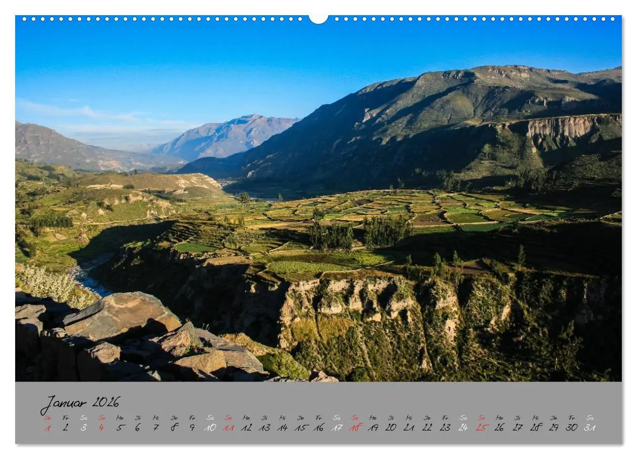 Bild: 9783516155631 | Peru 2026 (Wandkalender 2026 DIN A2 quer), CALVENDO Monatskalender