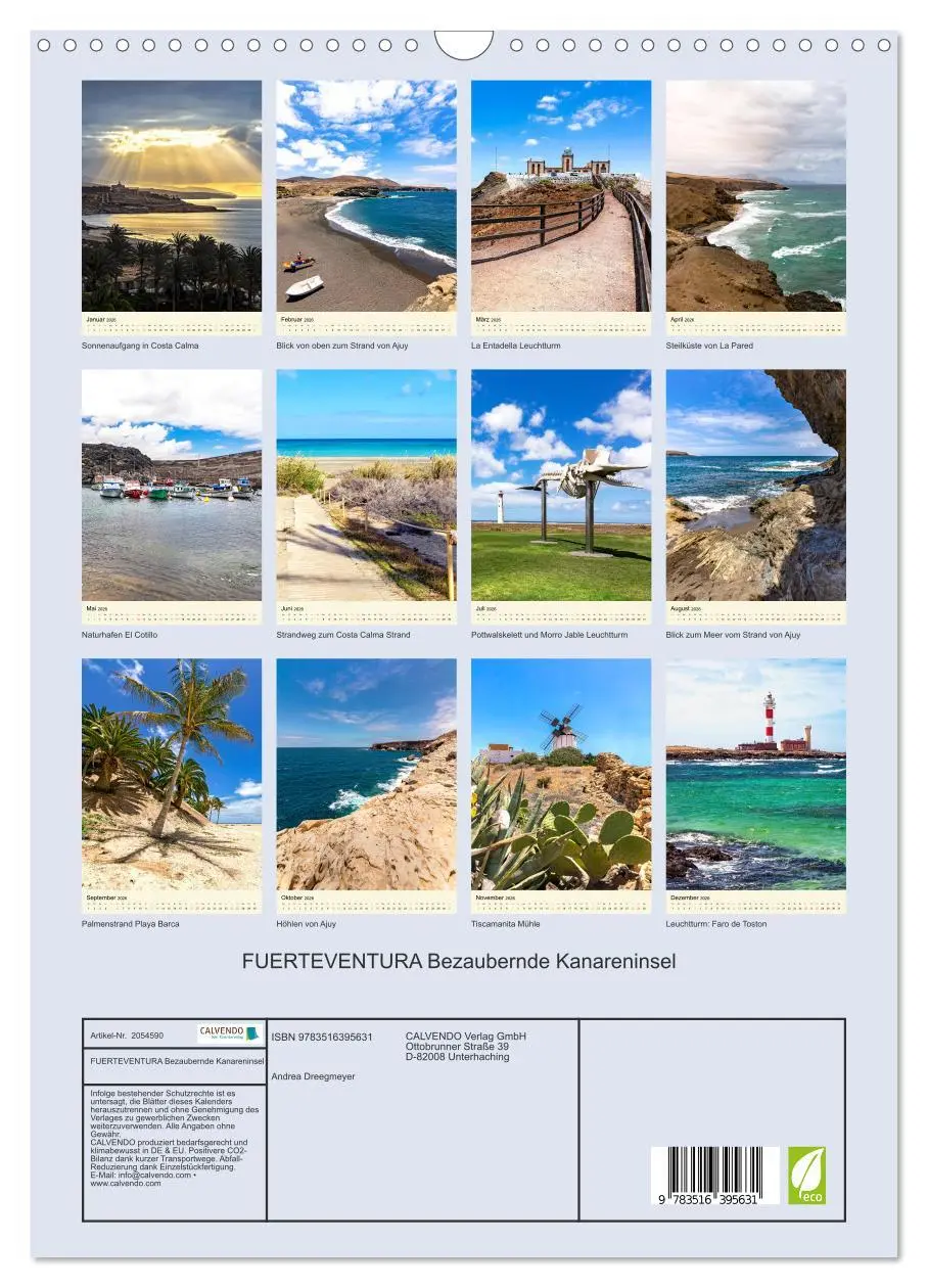 Bild: 9783516395631 | FUERTEVENTURA Bezaubernde Kanareninsel (Wandkalender 2026 DIN A3...