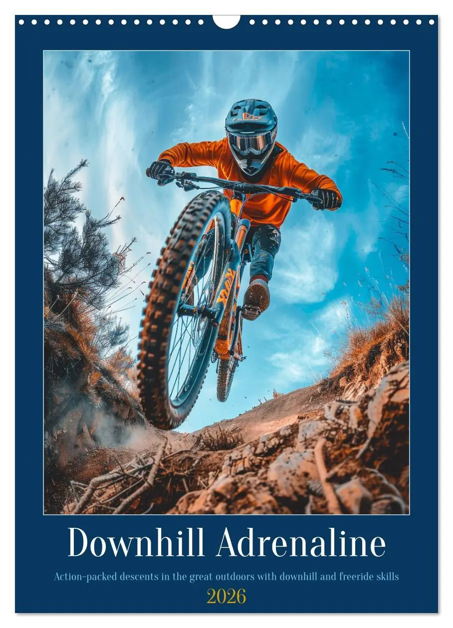 Cover: 9783516535631 | Downhill Adrenaline (Wall Calendar 2026 DIN A3 portrait), CALVENDO...
