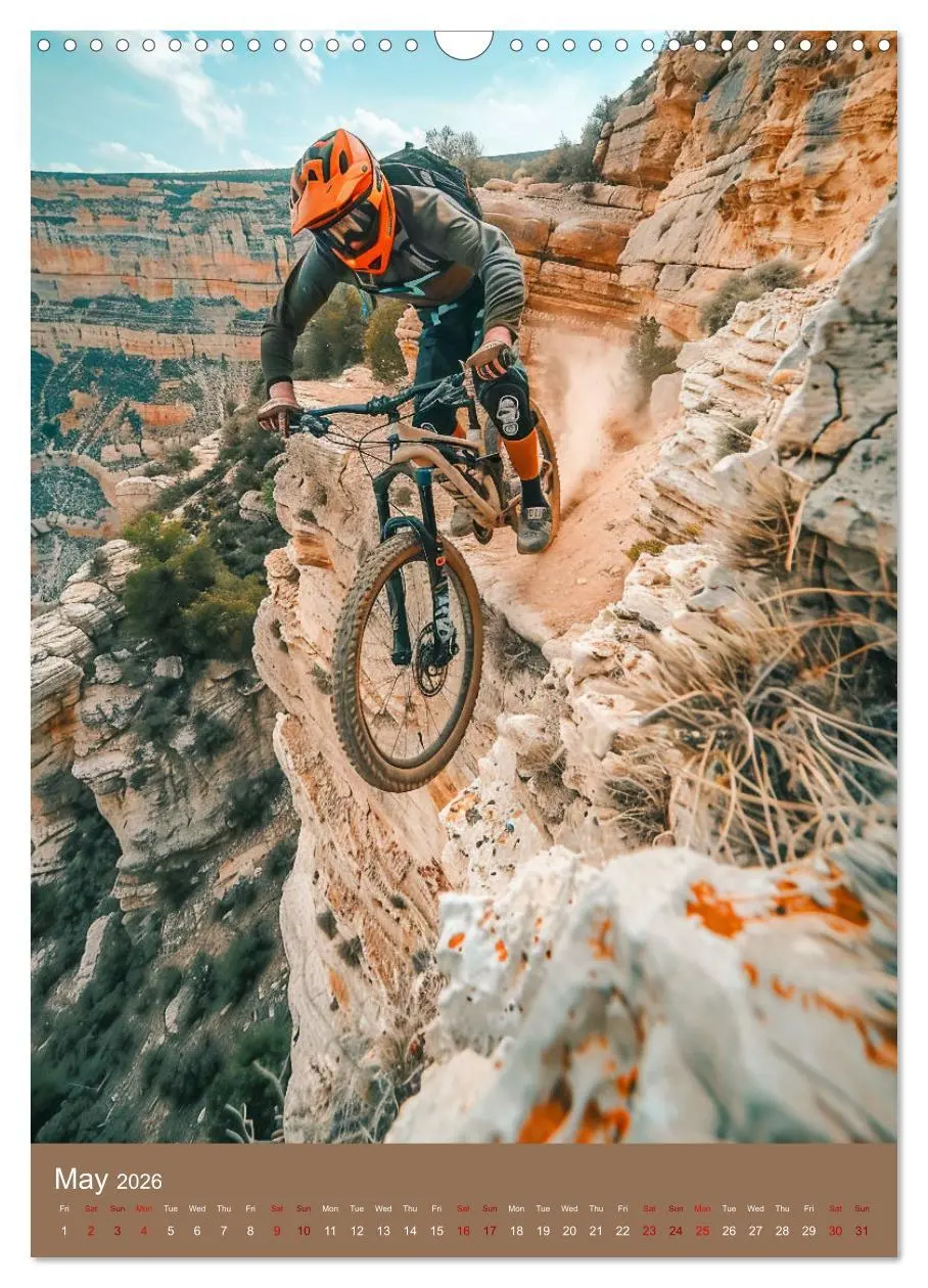 Bild: 9783516535631 | Downhill Adrenaline (Wall Calendar 2026 DIN A3 portrait), CALVENDO...