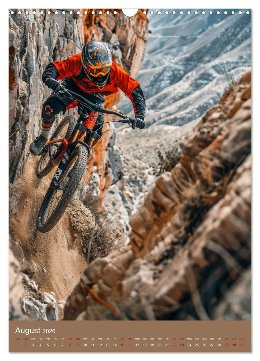 Bild: 9783516535631 | Downhill Adrenaline (Wall Calendar 2026 DIN A3 portrait), CALVENDO...