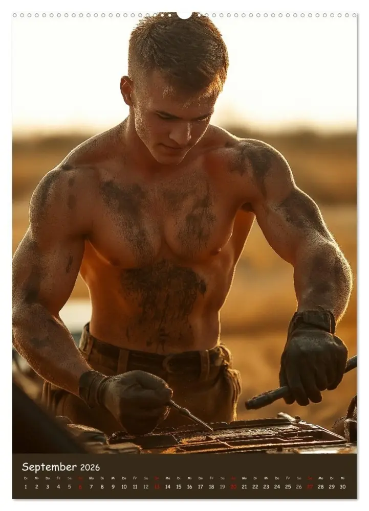Bild: 9783516605631 | Harte Männer - Sexy Bauarbeiter mit Sixpack (hochwertiger Premium...