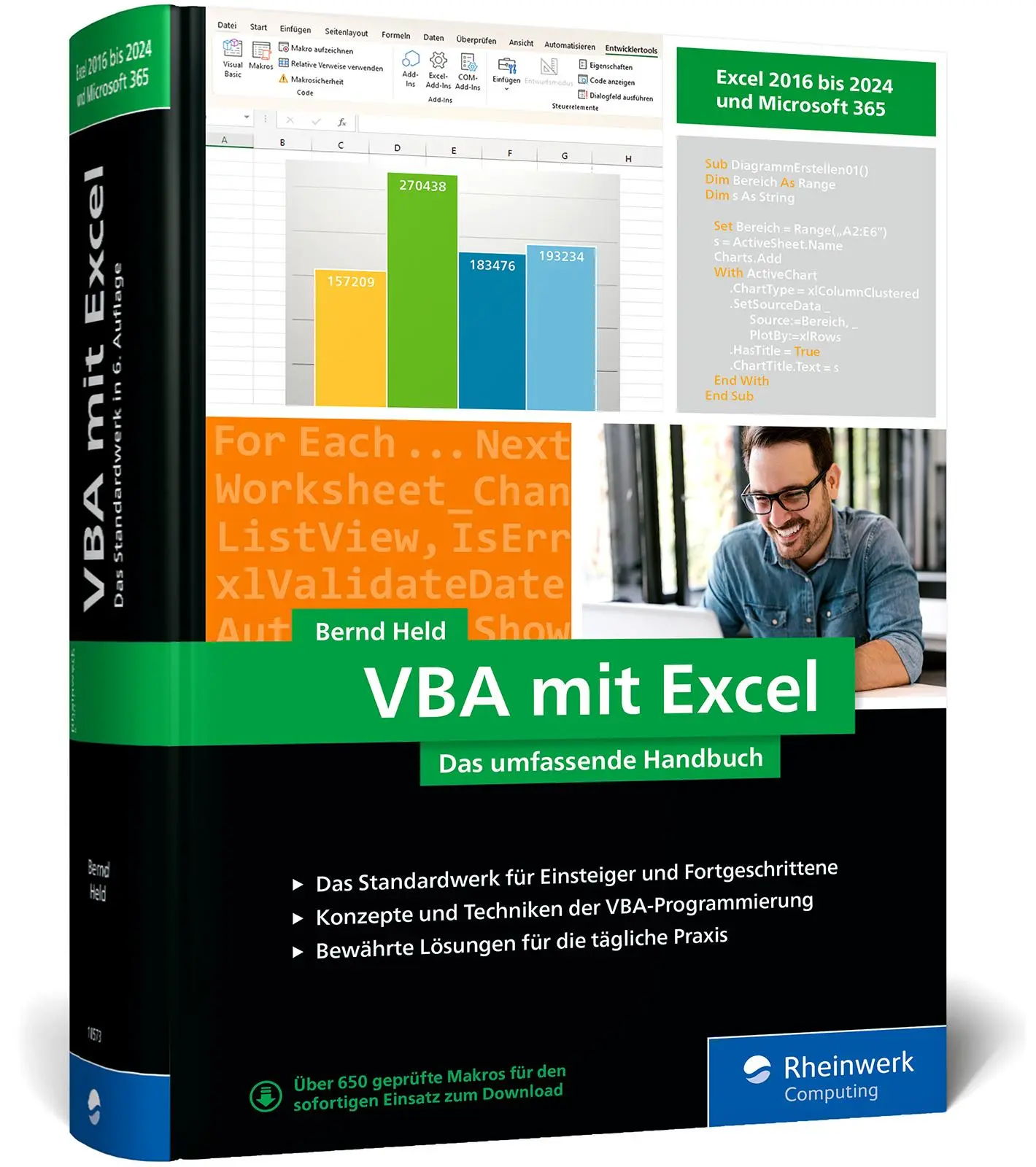Cover: 9783367105731 | VBA mit Excel | Bernd Held | Buch | Rheinwerk Computing | 1032 S.