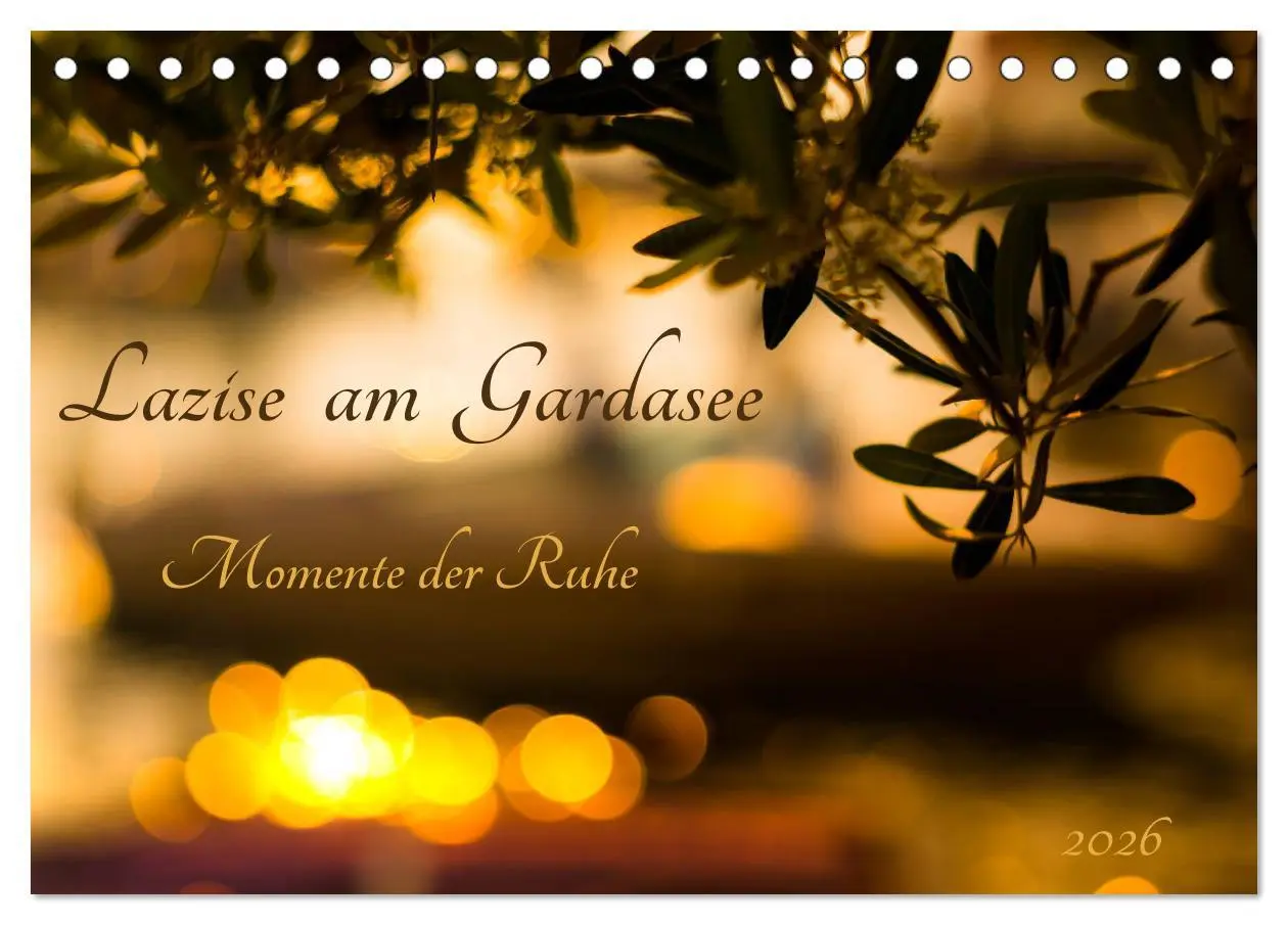Cover: 9783457745731 | Lazise am Gardasee - Momente der Ruhe (Tischkalender 2026 DIN A5...