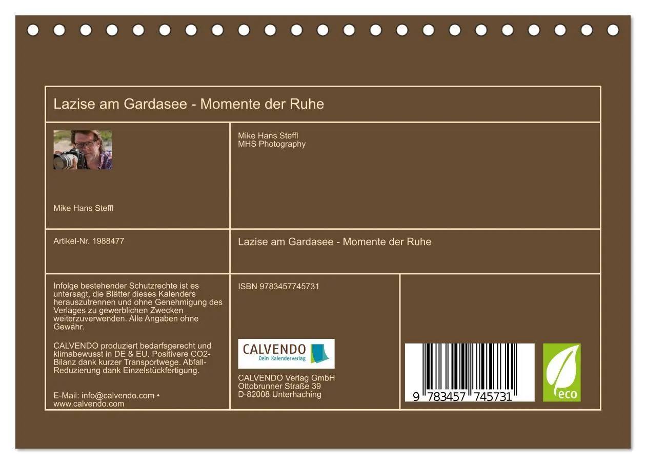 Bild: 9783457745731 | Lazise am Gardasee - Momente der Ruhe (Tischkalender 2026 DIN A5...