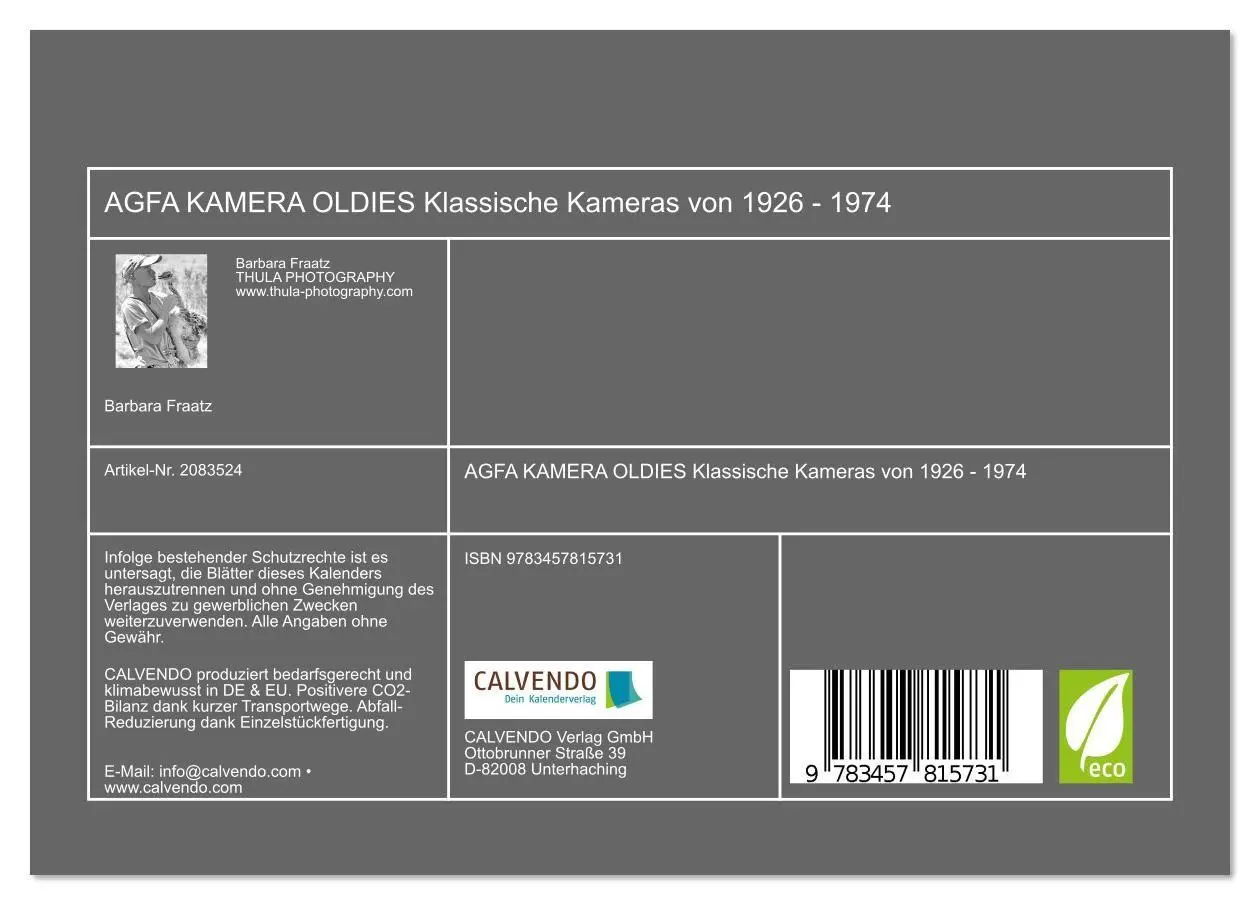 Bild: 9783457815731 | AGFA KAMERA OLDIES Klassische Kameras von 1926 - 1974...