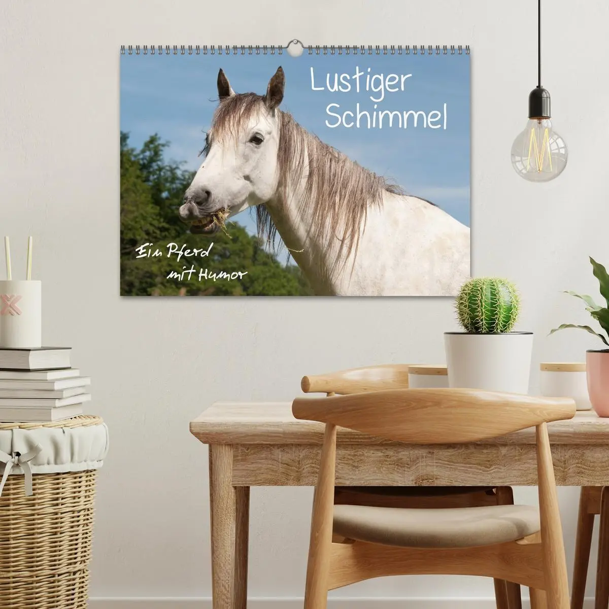 Bild: 9783457985731 | Lustiger Schimmel - ein Pferd mit Humor (Wandkalender 2026 DIN A3...