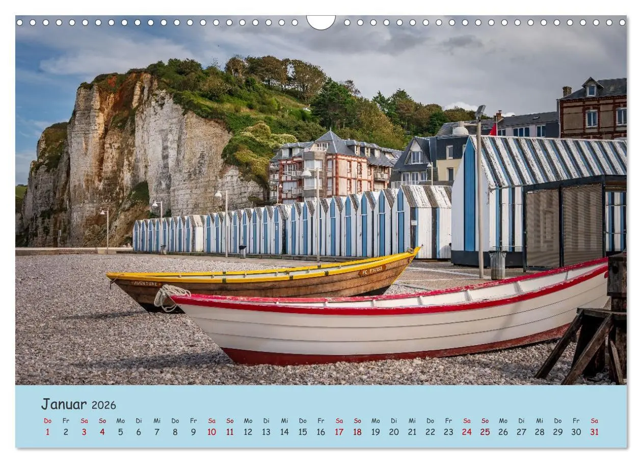 Bild: 9783516215731 | Unterwegs in der Normandie (Wandkalender 2026 DIN A3 quer),...