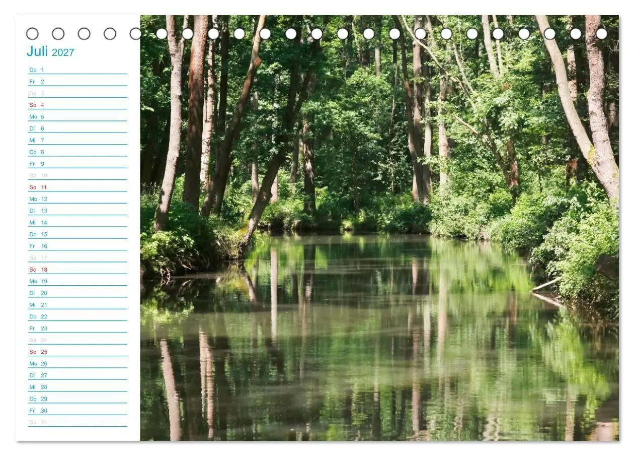 Bild: 9783569925731 | Wunderschöner Spreewald (Tischkalender 2027 DIN A5 quer), CALVENDO...