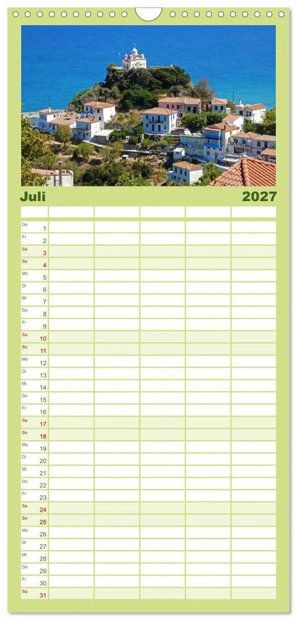 Bild: 9783594295731 | Familienplaner 2027 - Samos - grüne Perle in der Ägäis mit 5...
