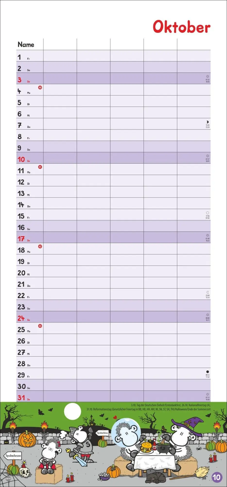 Bild: 9783756415731 | sheepworld Familienplaner 2027 | Heye | Kalender | Spiralbindung