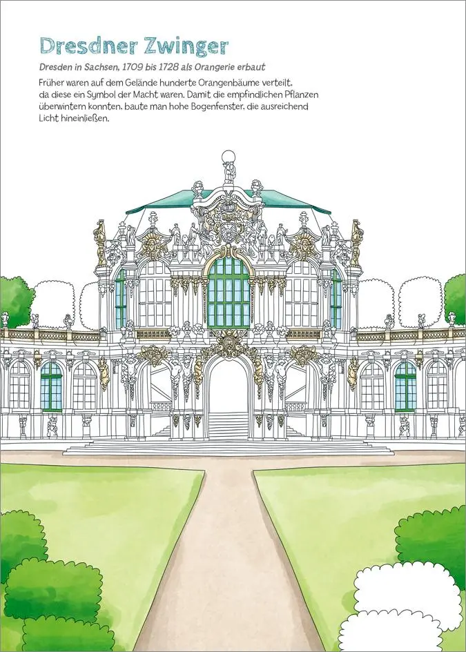 Bild: 9783788645731 | Mein großes Malbuch. Schlösser | Mit farbigen Ausmalseiten | Linster