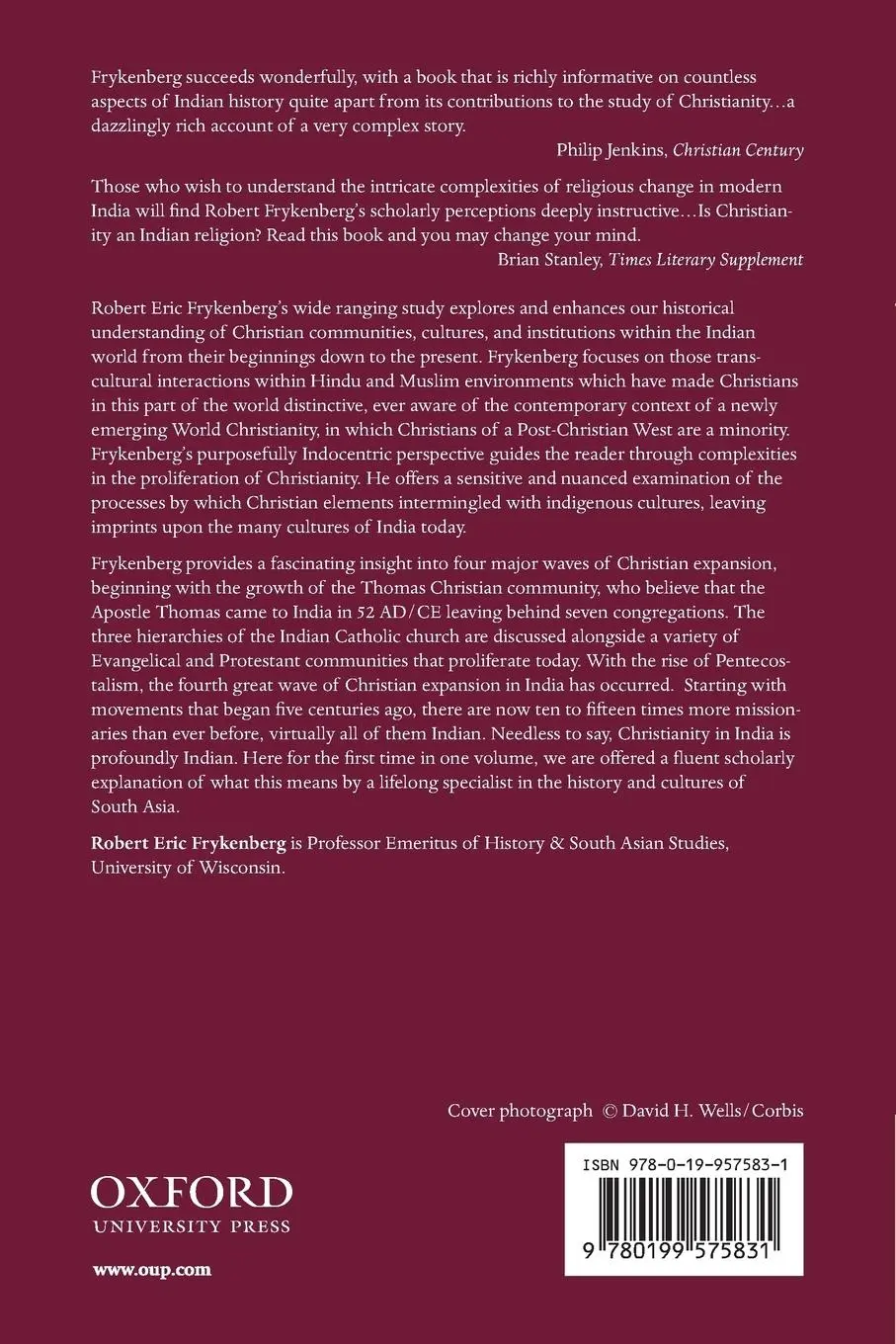 Rückseite: 9780199575831 | Christianity in India | From Beginnings to the Present | Frykenberg