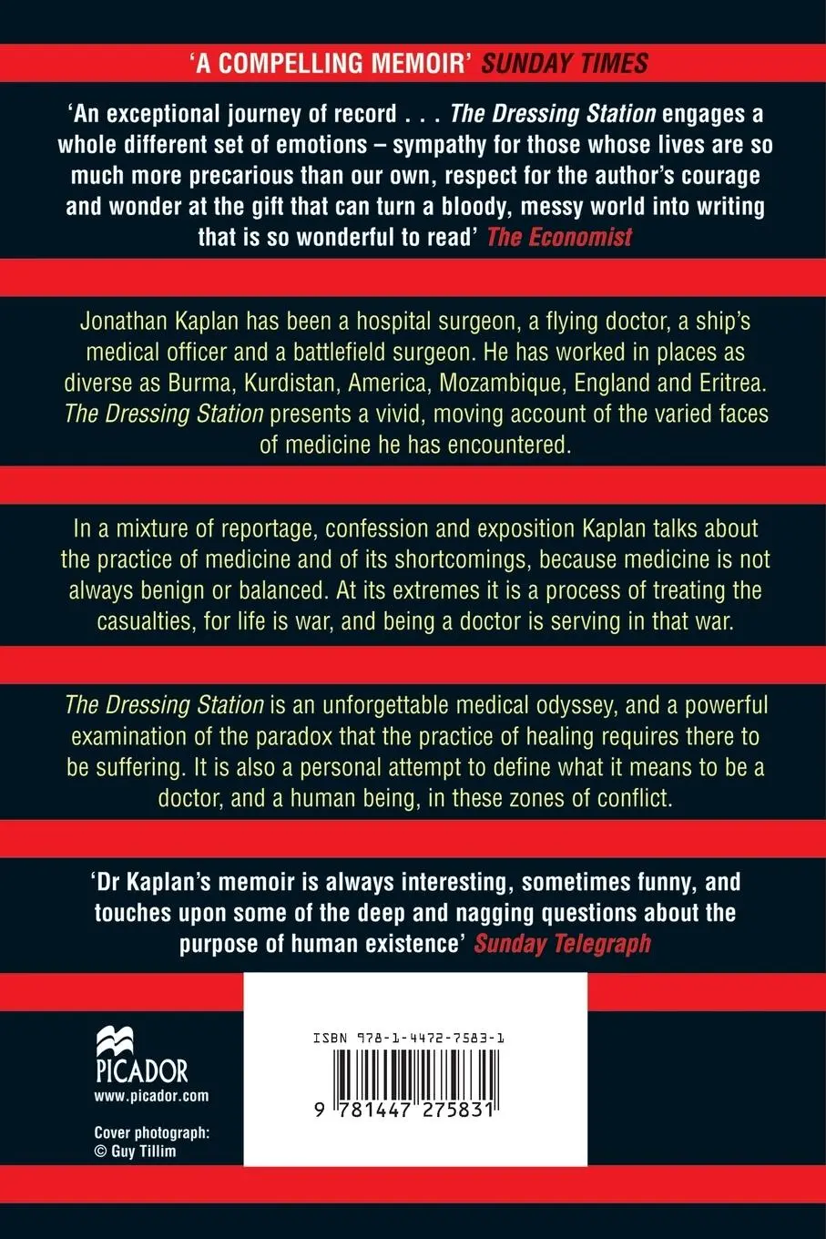 Rückseite: 9781447275831 | The Dressing Station | A Surgeon's Odyssey | Jonathan Kaplan | Buch