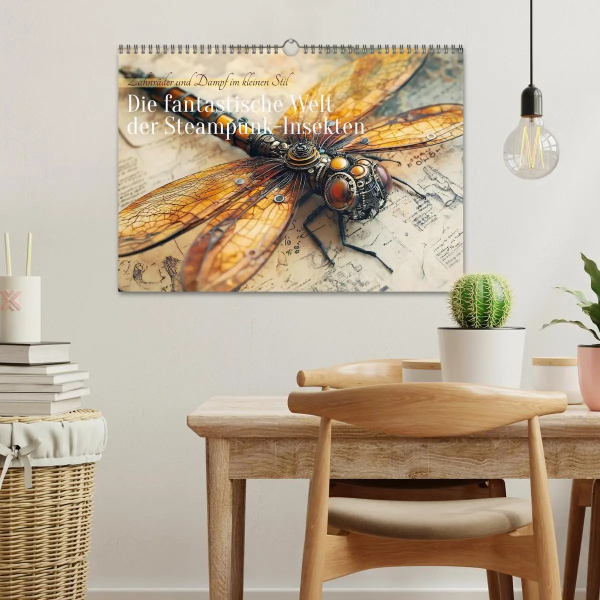 Bild: 9783457355831 | Die fantastische Welt der Steampunk-Insekten (Wandkalender 2026 DIN...