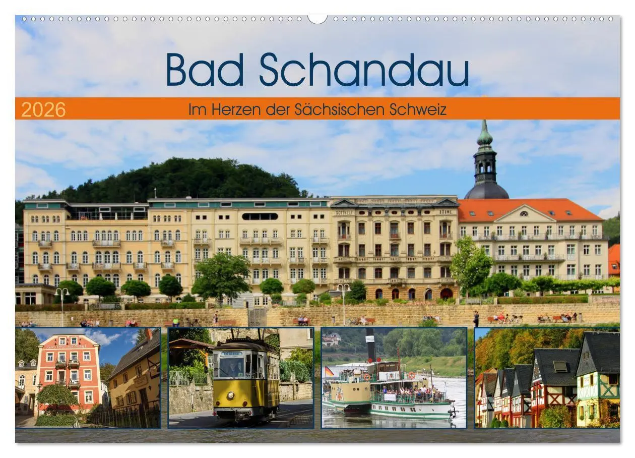 Cover: 9783457595831 | Bad Schandau - Im Herzen der Sächsischen Schweiz (Wandkalender 2026...
