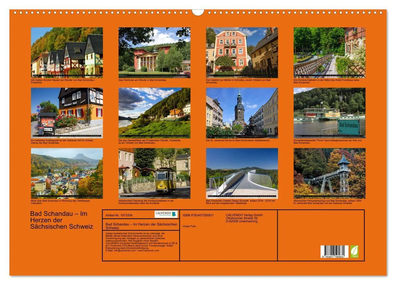 Bild: 9783457595831 | Bad Schandau - Im Herzen der Sächsischen Schweiz (Wandkalender 2026...