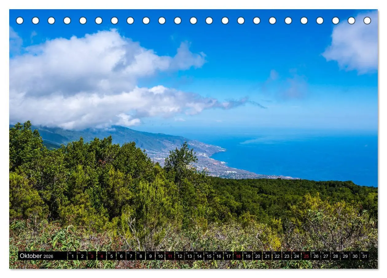 Bild: 9783457735831 | La Palma - Landschaften und Meer (Tischkalender 2026 DIN A5 quer),...