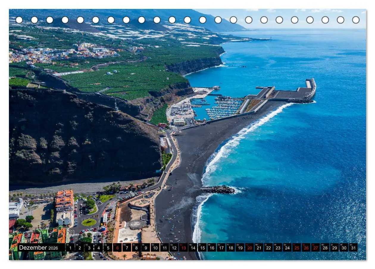 Bild: 9783457735831 | La Palma - Landschaften und Meer (Tischkalender 2026 DIN A5 quer),...
