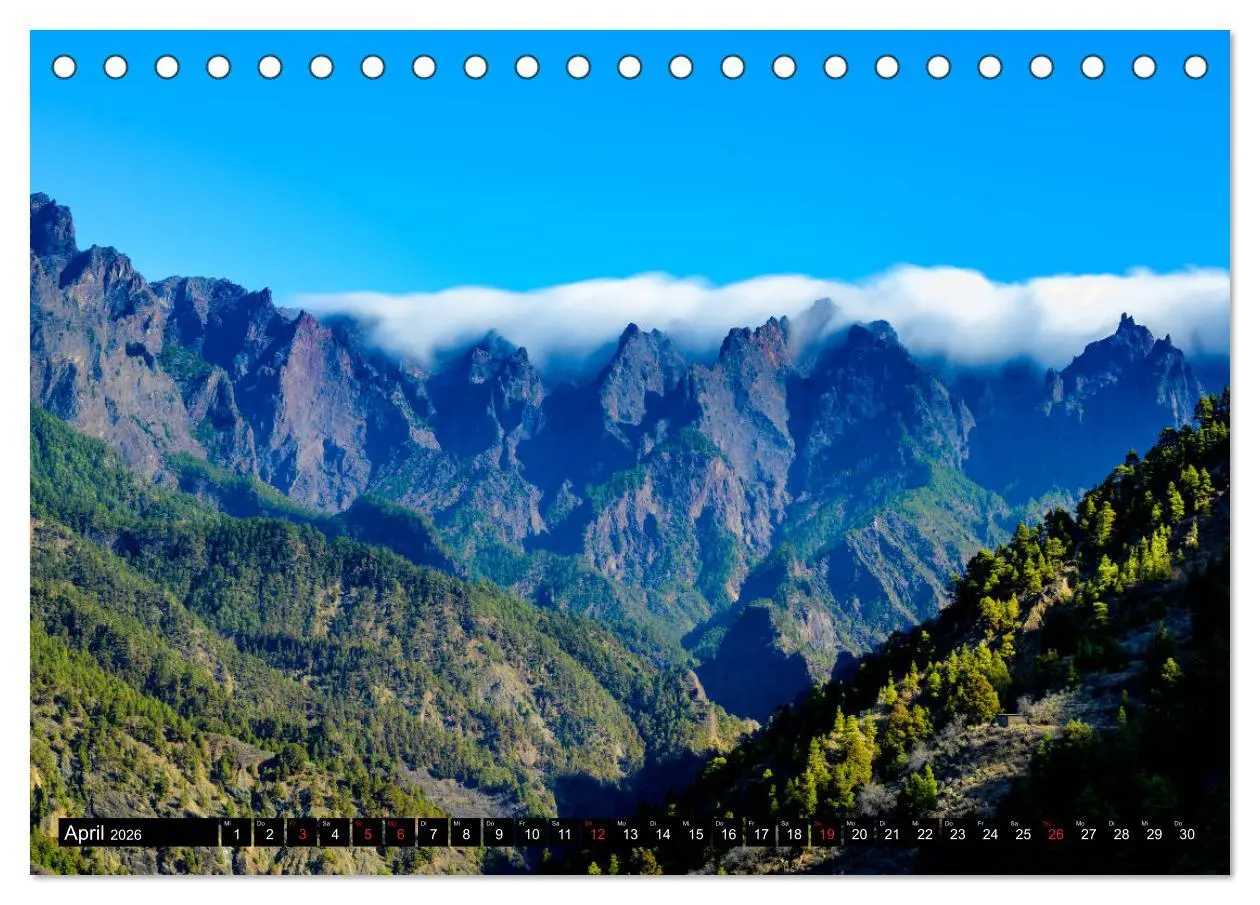 Bild: 9783457735831 | La Palma - Landschaften und Meer (Tischkalender 2026 DIN A5 quer),...