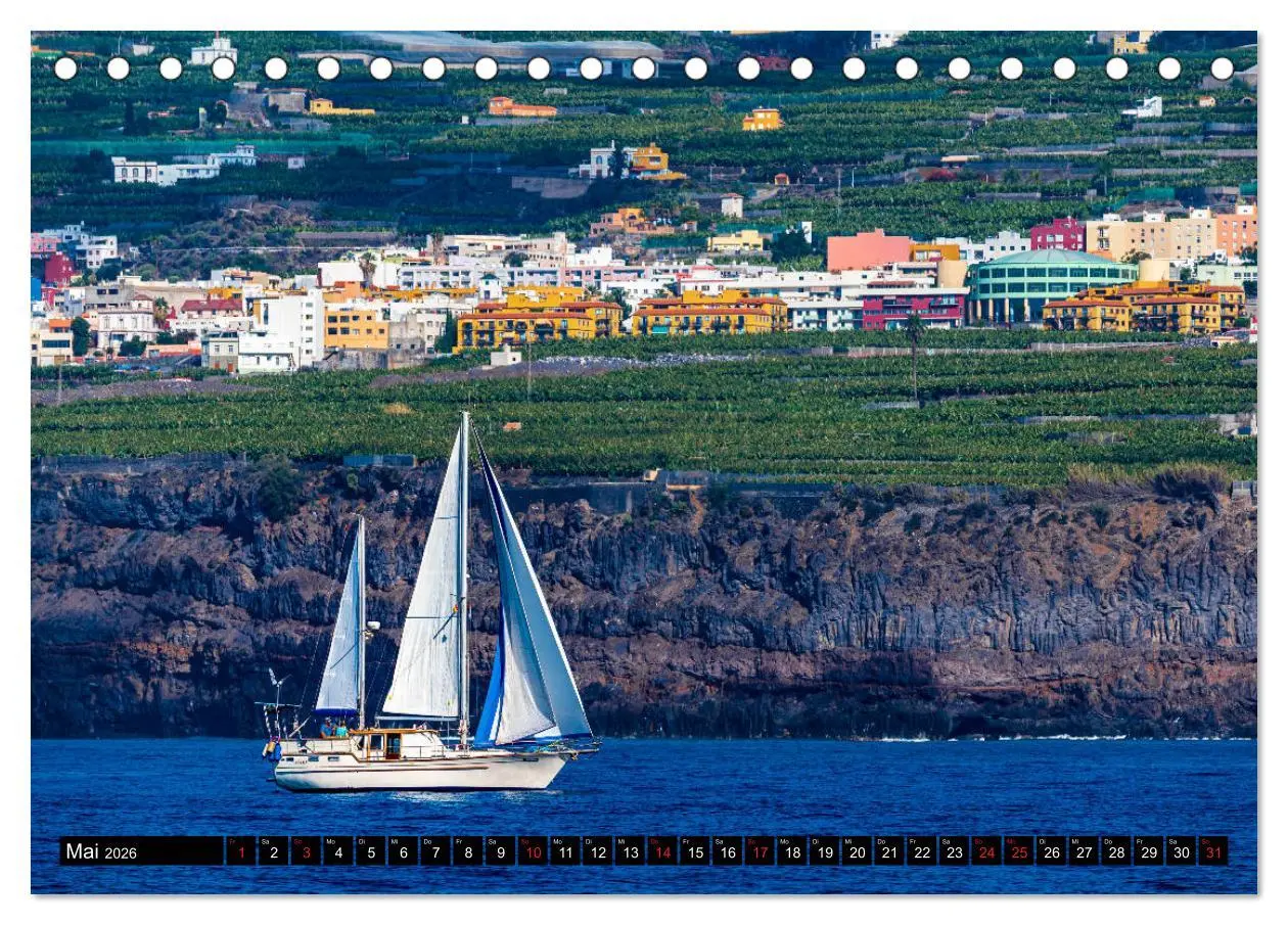Bild: 9783457735831 | La Palma - Landschaften und Meer (Tischkalender 2026 DIN A5 quer),...