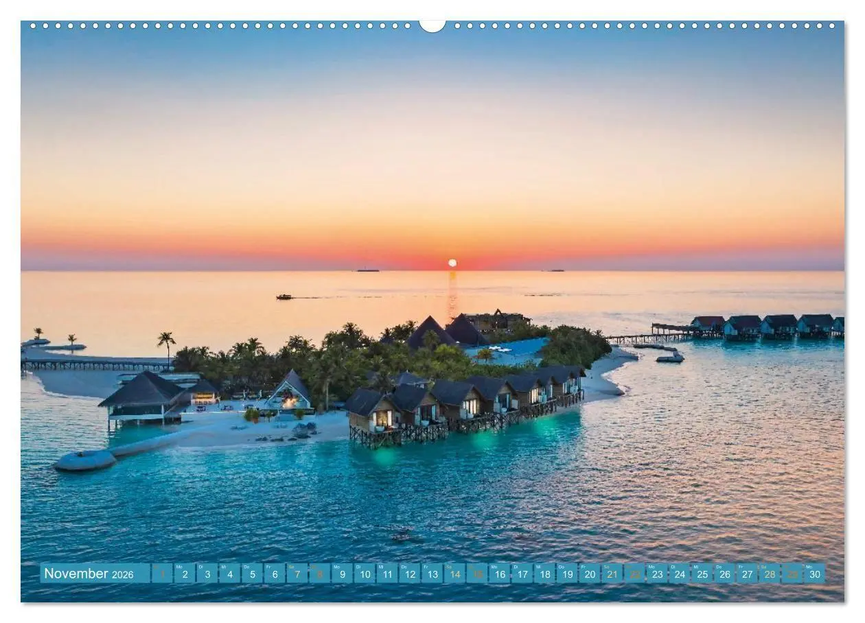 Bild: 9783516685831 | Die Malediven: Fluchtpunkt Sehnsucht (Wandkalender 2026 DIN A2...