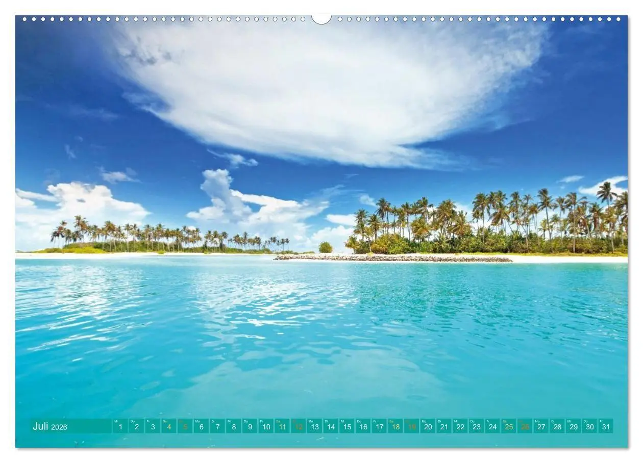 Bild: 9783516685831 | Die Malediven: Fluchtpunkt Sehnsucht (Wandkalender 2026 DIN A2...