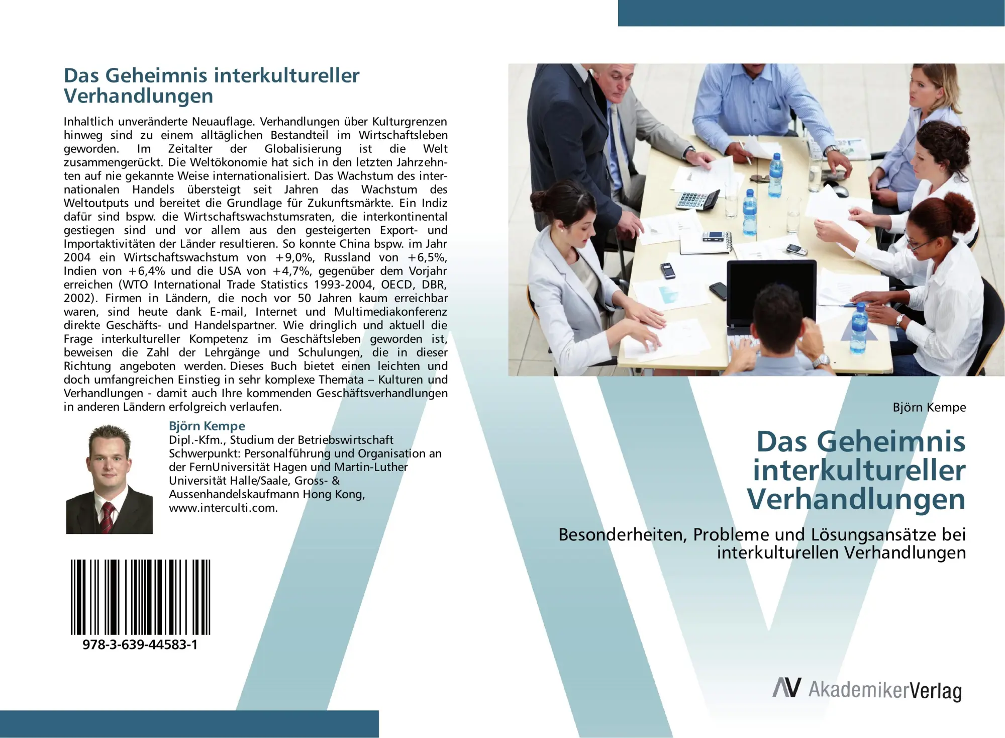 Cover: 9783639445831 | Das Geheimnis interkultureller Verhandlungen | Björn Kempe | Buch