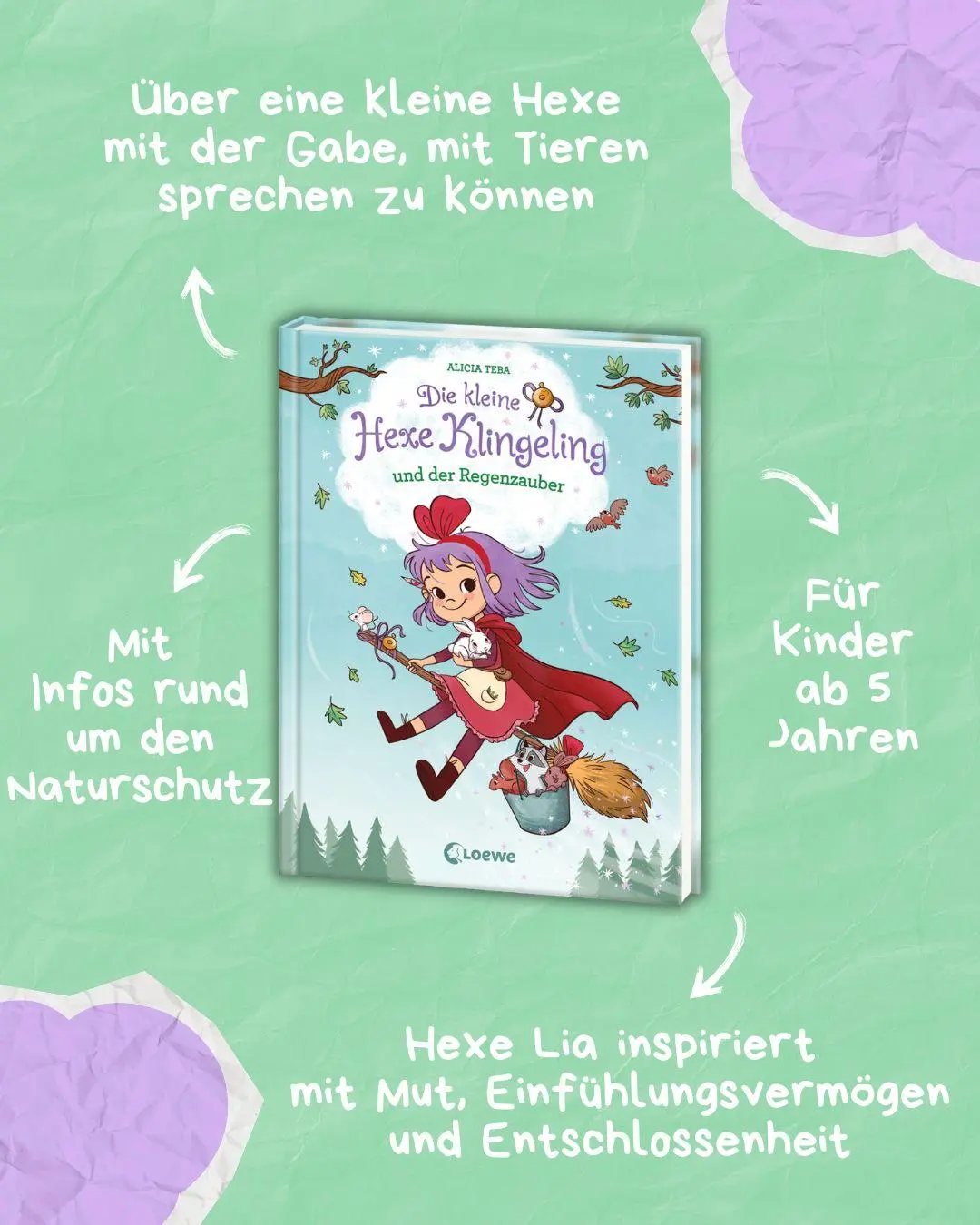Bild: 9783743225831 | Die kleine Hexe Klingeling und der Regenzauber | Alicia Teba | Buch