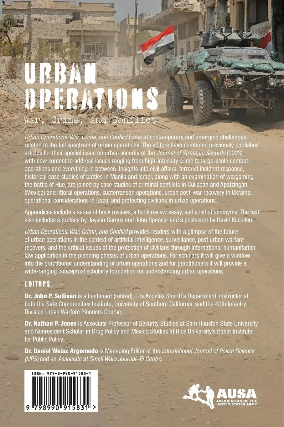Rückseite: 9798990915831 | Urban Operations | War, Crime, and Conflict | John P Sullivan (u. a.)