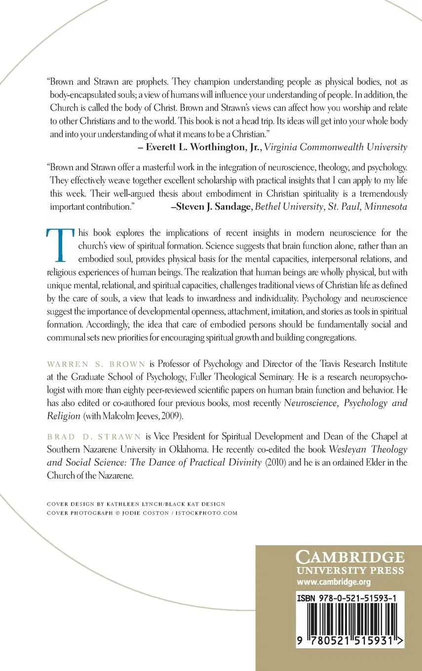 Rückseite: 9780521515931 | The Physical Nature of Christian Life | Warren S. Brown (u. a.) | Buch