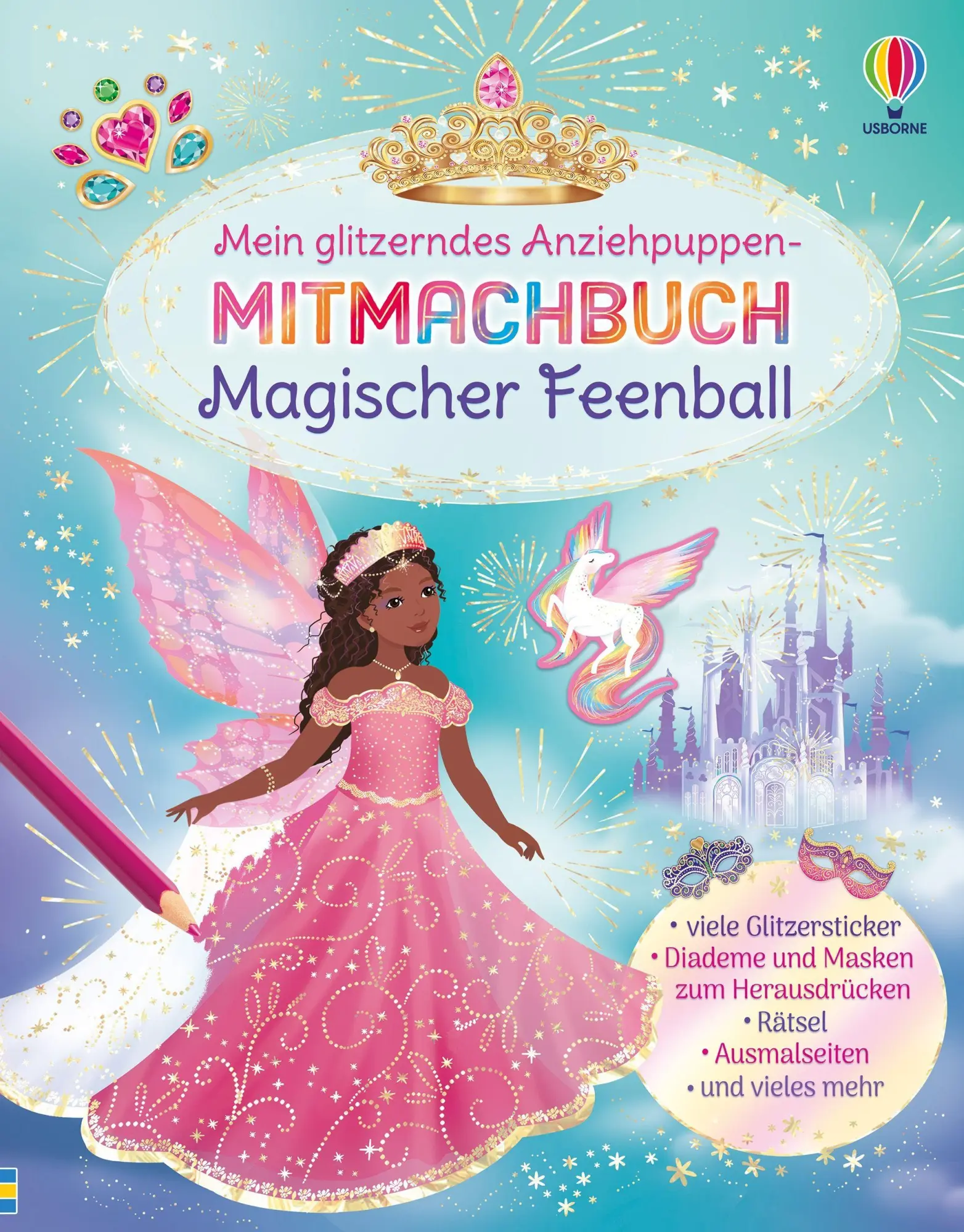 Cover: 9781035705931 | Mein glitzerndes Anziehpuppen-Mitmachbuch: Magischer Feenball | Bone