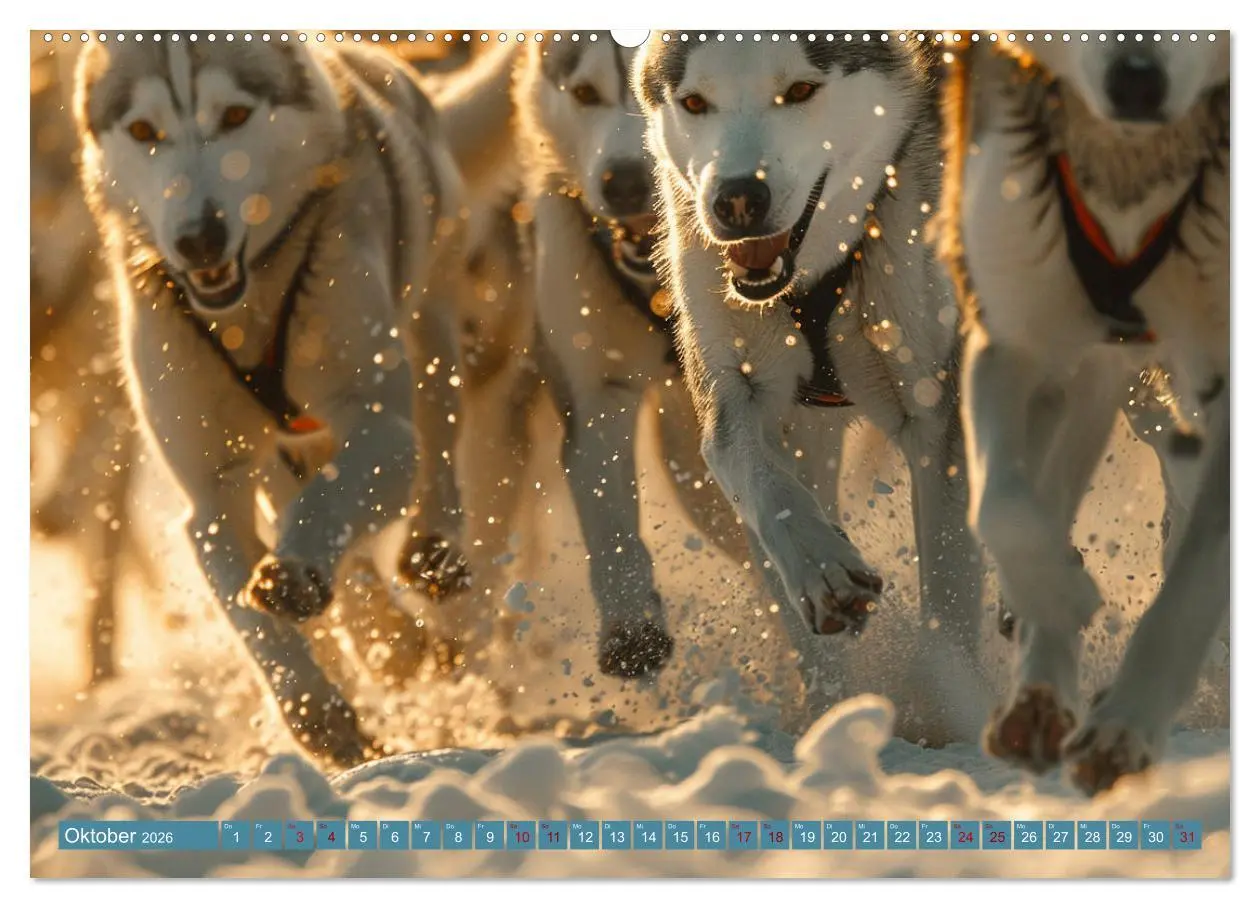 Bild: 9783457415931 | Schlittenhund Träume (hochwertiger Premium Wandkalender 2026 DIN A2...